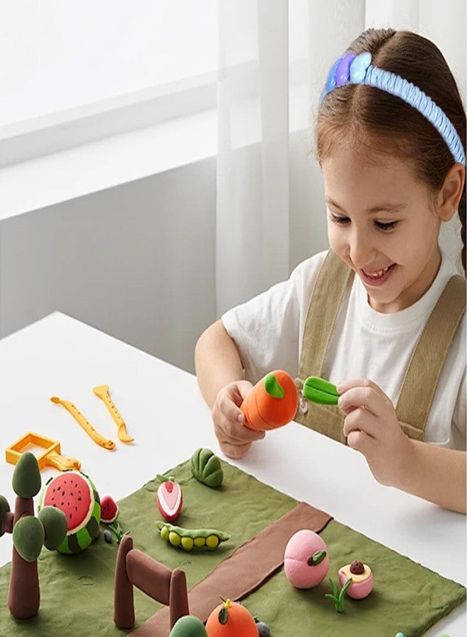KuuGuu 4 PCS Girls Heart Flower Headbands Teeth Comb Colorful Hairband for Kids Non-slip Headpiece for Women Girls Fashion Cute Grace Hair Bands Summer Flower Hair Accessories for Festival Party - Image 5